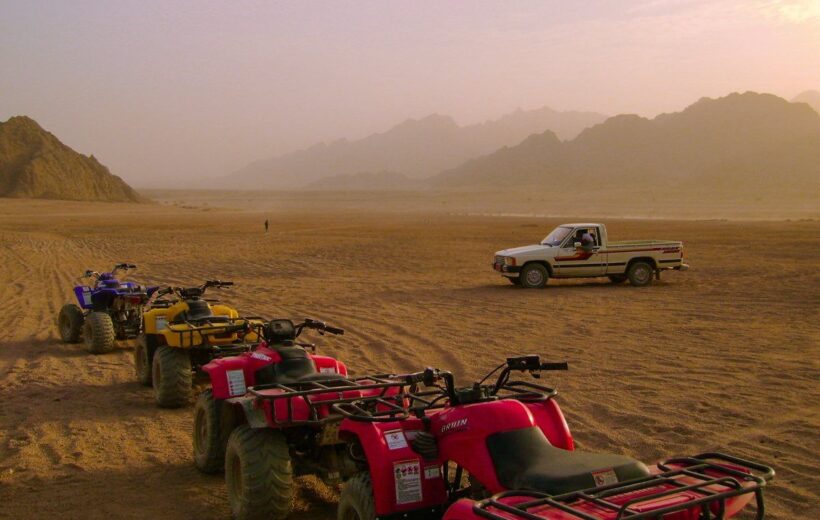 Quad biking with Camel ride and Bedouin dinner